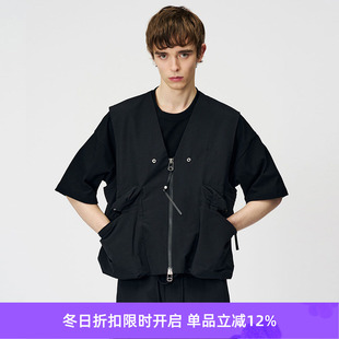 联名款 Goldwin Vest OAMC 军事风V领马甲