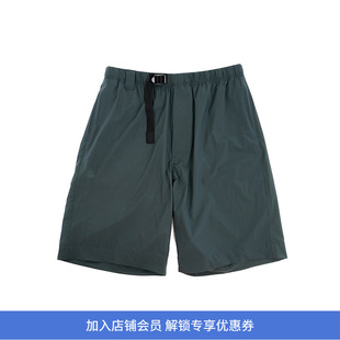 N.HOOLYWOOD WEBBING BELT HALF PANTS 冷感宽松廓形短裤