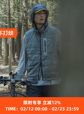 WHEELS and WIND 男女款新雪丽3M高科技保暖绒薄棉马甲背心外套