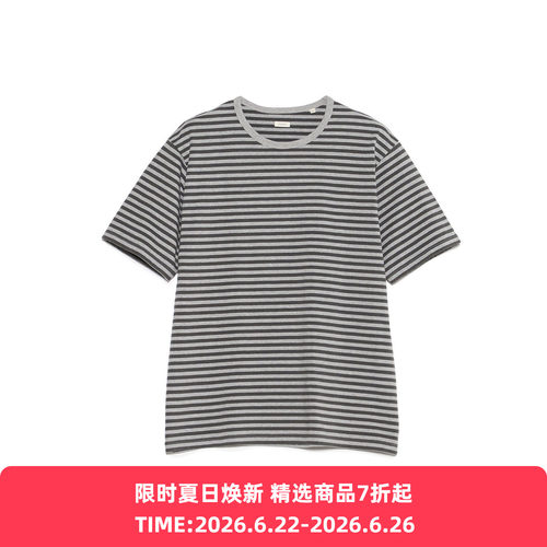 nanamica Stripe Jersey 男女中性款Coolmax透气干爽条纹短袖T恤