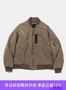 meanswhile Loop Zip MA1 全拉链机能性军事风棒球领棉服