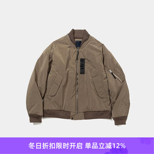 MA1 Zip 全拉链机能性军事风棒球领棉服 Loop meanswhile