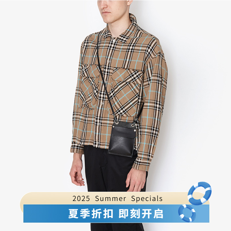 hobo日本牛皮小挎包手工制