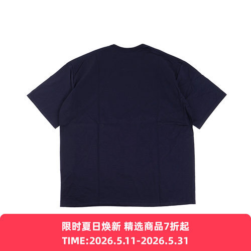 YOKO SAKAMOTO T-SHIRT 柔软光泽透气宽松圆领短袖T恤