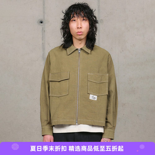 Story mfg 555 JACKET 男女中性款天然植物染色工装夹克外套