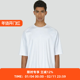 JLAL BELLOW T-SHIRT 意大利制丝光棉圆领短袖T恤
