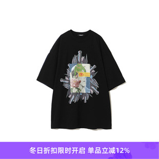 印花圆领短袖 ILLUSION T恤 OPTICAL UNDERCOVER