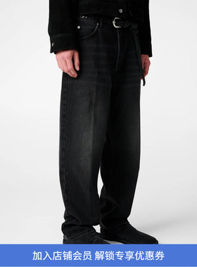 STUDIO NICHOLSON PANTS - CREASED COWBOY JEAN 男装水洗牛仔裤