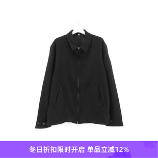 Washed jacket wool 水洗羊毛拉链夹克外套 zip KHOKI