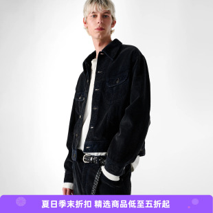 STUDIO NICHOLSON JACKETS - TRUCKER JACKET 男装灯芯绒夹克外套