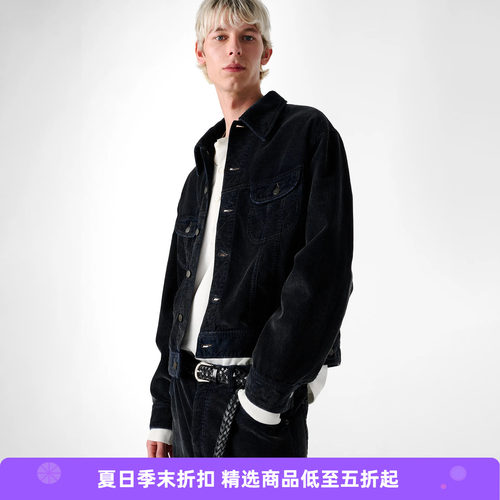 STUDIO NICHOLSON JACKETS - TRUCKER JACKET 男装灯芯绒夹克外套