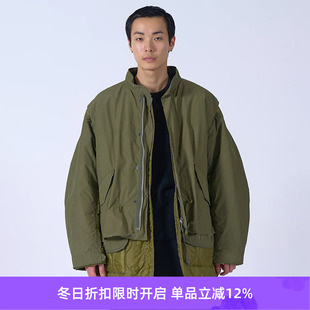 Blouson Military 不规则拼接军事风鱼尾大衣外套 Connected YOKE