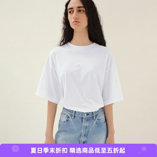 KAPTAIN SUNSHINE Suvin Cotton Suede 男女款超长棉宽松短袖T恤