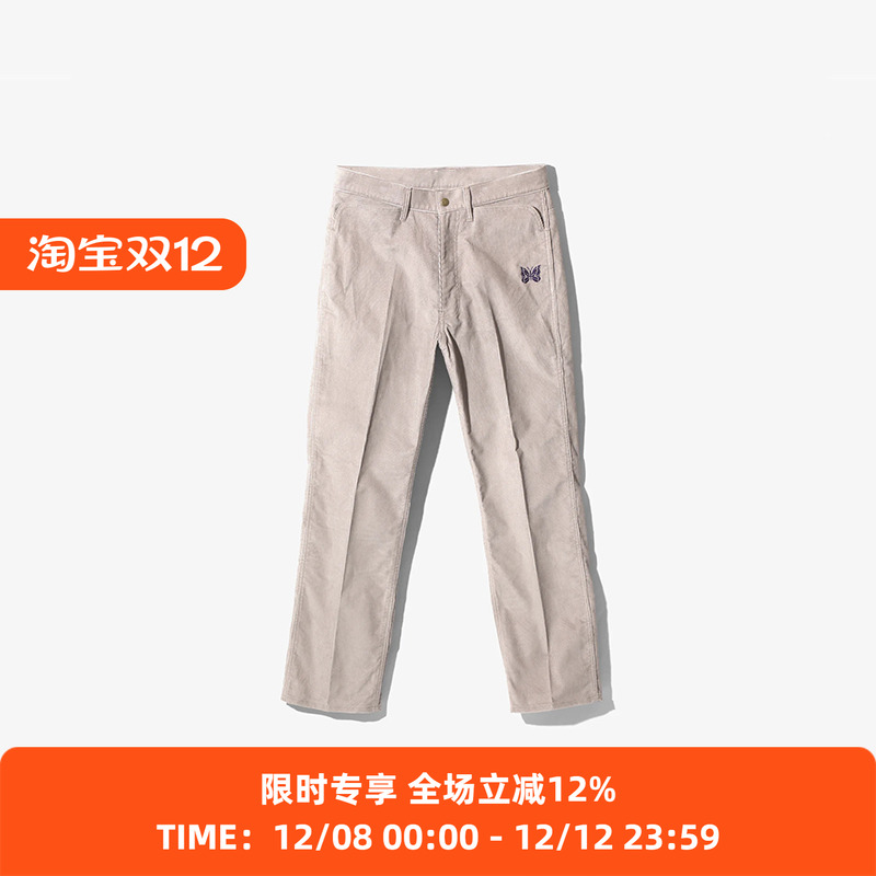 Needles复古牛仔直筒长裤