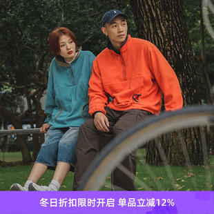 联名款 Wild Element 双面穿半拉链套头抓绒保暖夹克外套 Things