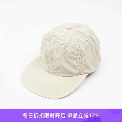 KIJIMA TAKAYUKI COTTON SILK 6PANEL CAP 棉丝混纺女式太阳帽