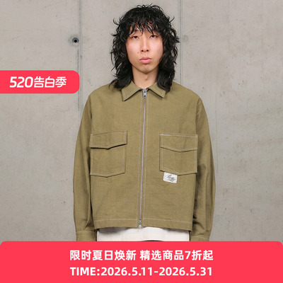 Story mfg 555 JACKET 男女中性款天然植物染色工装夹克外套