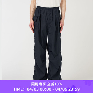 裤 nanamica 高密度混纺机能性宽松直筒工装 男女款 Cargo Deck