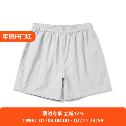 PRIMEE Beach Easy Shorts 透气宽松沙滩短裤 休闲纯色短裤