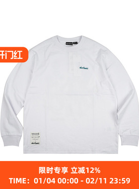 WILD THINGS x NOWARTT Snow Leopard Graphic 印花圆领长袖TEE