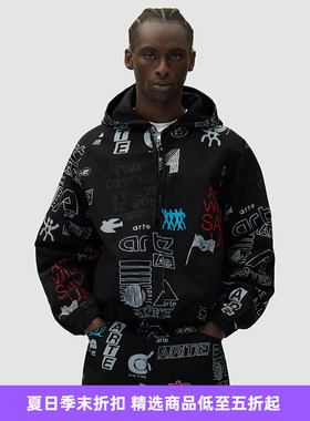 Arte Art Saves Jacket 手绘艺术字连帽牛仔夹克外套
