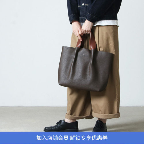 HenderScheme牛皮植鞣革手提包