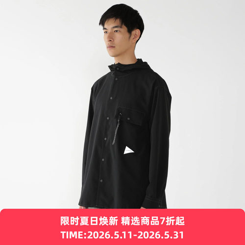 and wander dry breathable hoodie 防水弹性透气机能性连帽衬衫