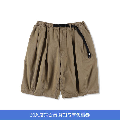is-ness Balloon Shorts 经典款宽松廓形气球短裤
