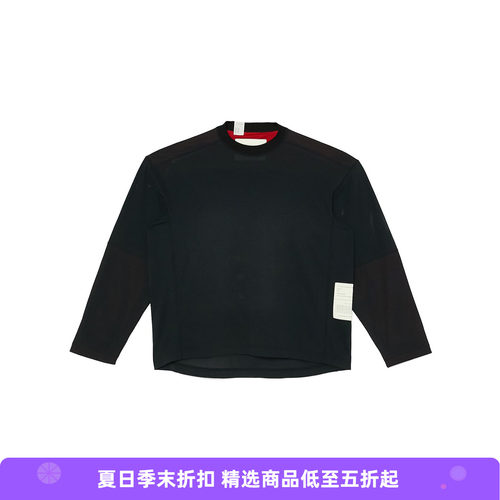 N.HOOLYWOOD REVERSIBLE 男装军事系列双面穿吸水速干圆领长袖T恤