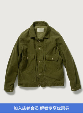 INNAT TYPE-2 TRUCKER JACKET 男女款天然染色灯芯绒工装夹克外套