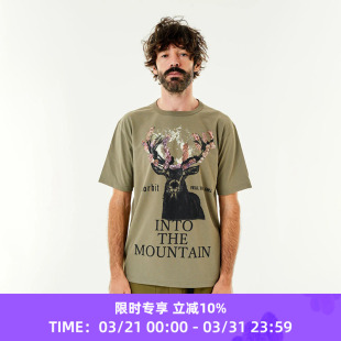 Print Seam Shirts 牡鹿印花户外主题T恤 norbit Nowartt Back