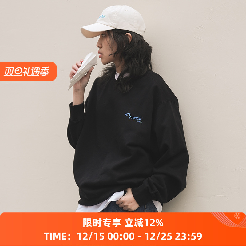 Element印花套头圆领卫衣