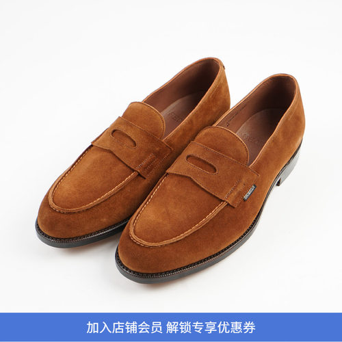 SHOESILO LINGWOOD 固特异耐磨麂皮乐福鞋 男休闲皮鞋