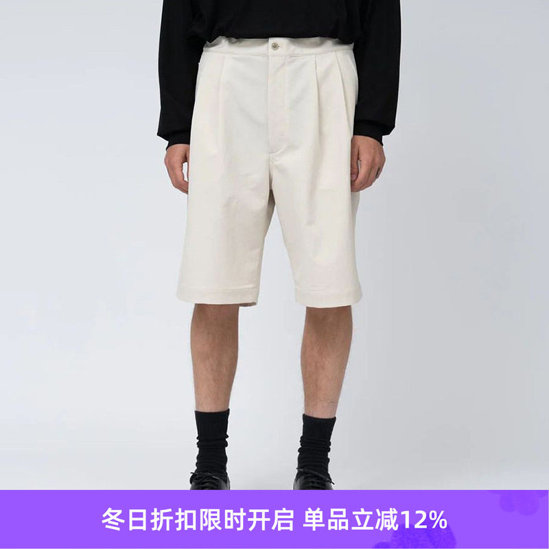 nanamica ALPHADRY Double Pleats Shorts高科技透气面料宽松短裤