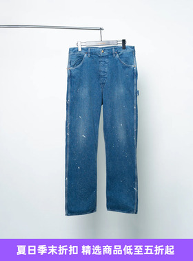 orslow DENIM PAINTER PANTS 50年代复古9oz水洗泼墨牛仔工装裤