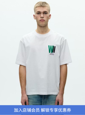 Wood Wood Gary tee public order 哥本哈根印花圆领短袖T恤