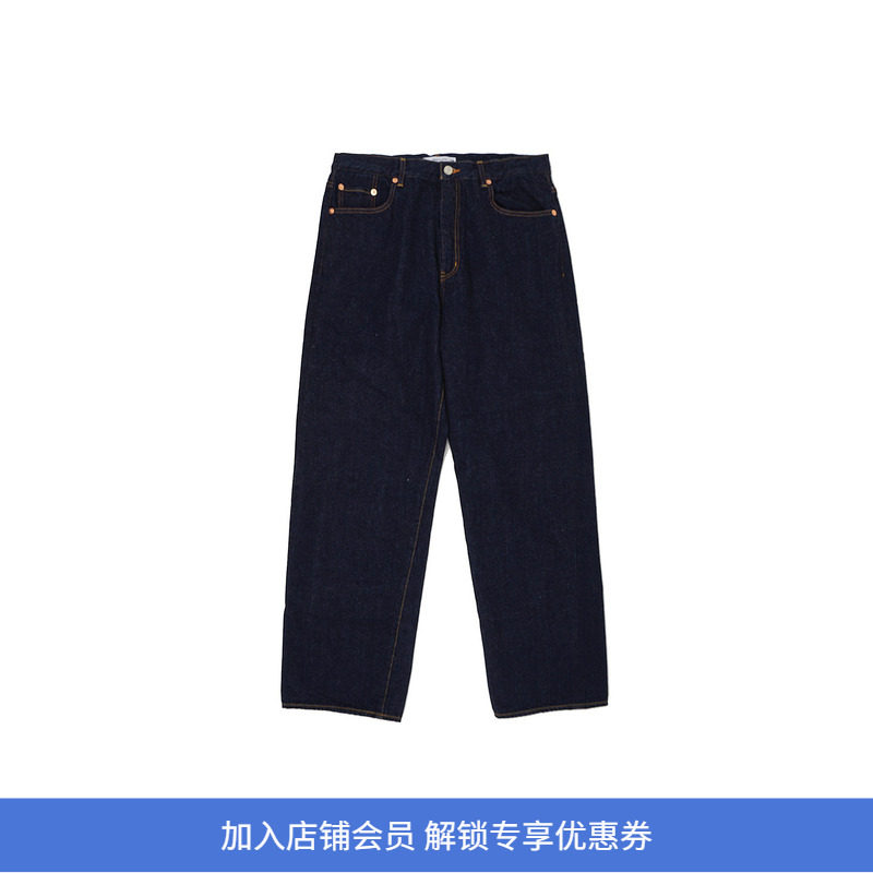 YAECA 13denim-05 2nd(Man) 男装宽松直筒牛仔裤