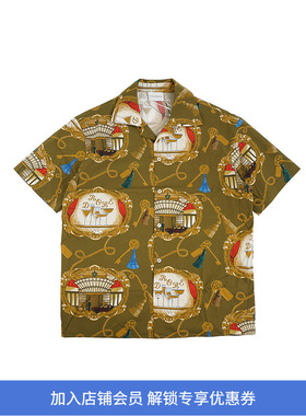 Drole De Monsieur La Chemise Grand Hotel 法式印花短袖衬衫