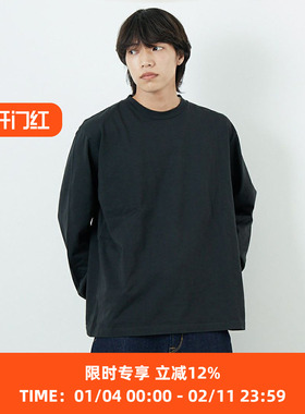 blurhms ROOTSTOCK Classic Long-sleeve 硫化染色长绒棉长袖T恤
