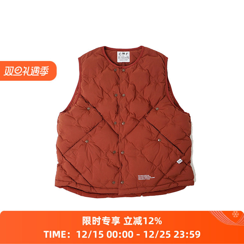 COMFY CMF WOVEN DOWN VEST 高保温羽绒马甲