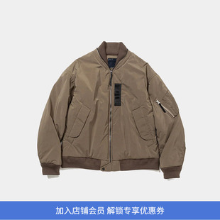 meanswhile Loop Zip MA1 全拉链机能性军事风棒球领棉服