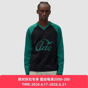 Arte BIRD LOGO LONGSLEEVE 印花长袖V领T恤