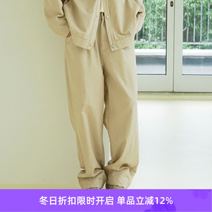 Colorfast Denim Pants PRIMEE 休闲裤 Tuck 单褶水洗牛仔长裤 One