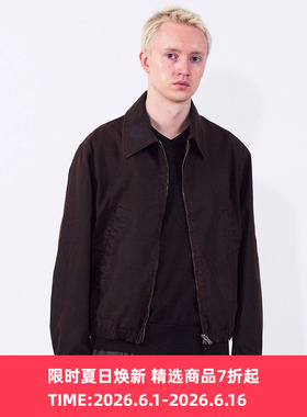 YOKE Coating Cotton Drizzler Jacket 复古水洗短夹克外套