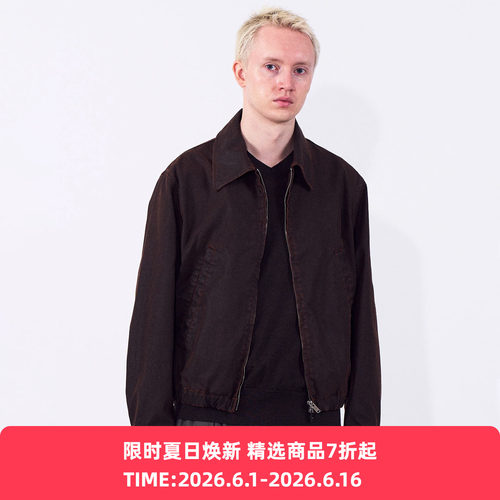 YOKE Coating Cotton Drizzler Jacket 复古水洗短夹克外套
