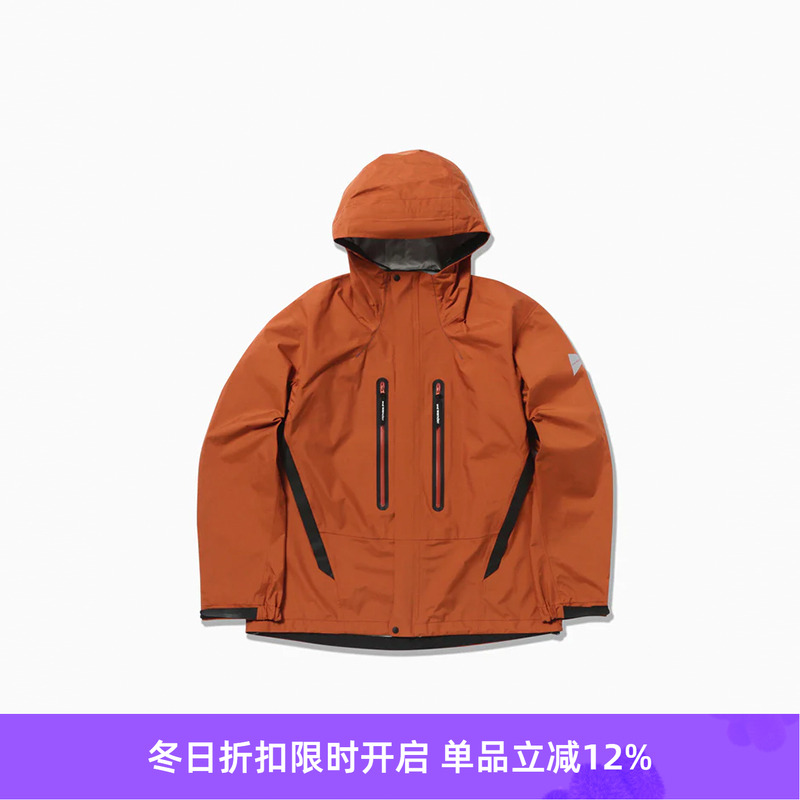 and wander 2.5L hiker rain 男女户外运动专业防水高透湿性夹克