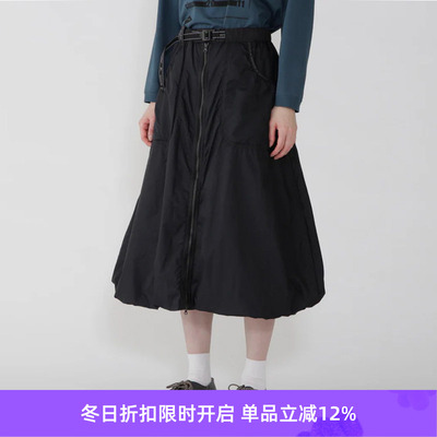 and wander Octa fluffy skirt(W) 内里抓绒女装半身裙