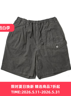 INNAT SAS SHORTS 天然植物染色军事风工装短裤