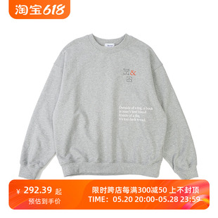 SWEATSHIRT梯书店联名款 Element 卫衣 Image Text CREWNECK and