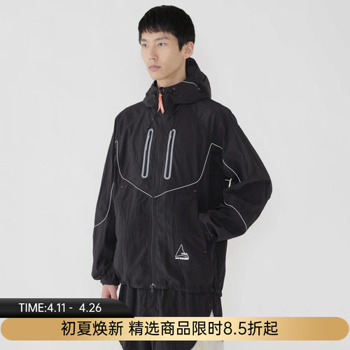 ROA x and wander ripstop wnd jacket 联名款防水防风连帽夹克